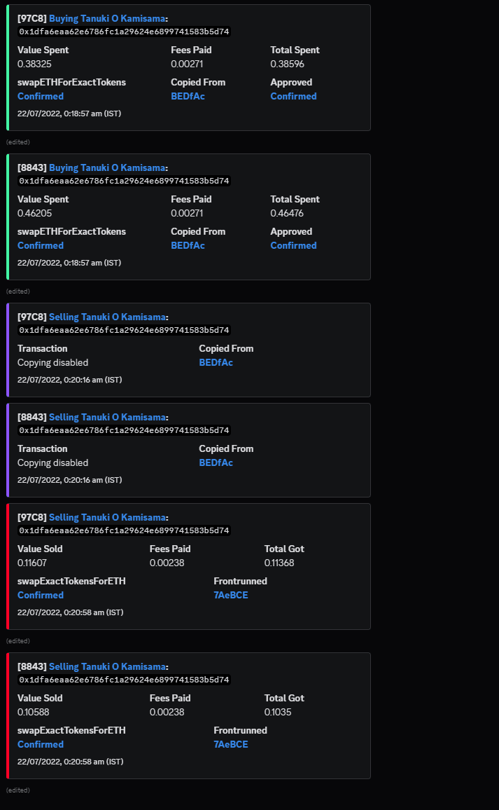 ETH & SOL Trading Bot